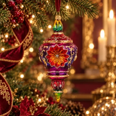 Ornamento colorido 17cm