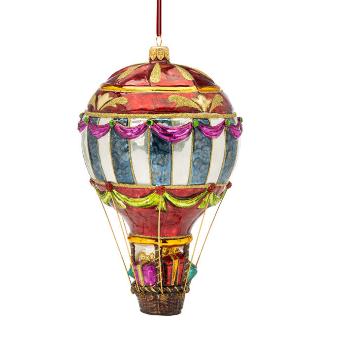 Balão com Presentes Ouro 24k 17cm