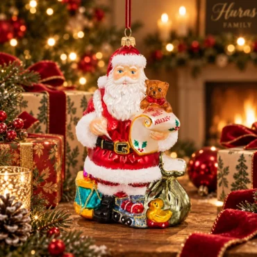 Papai Noel com listra 19cm