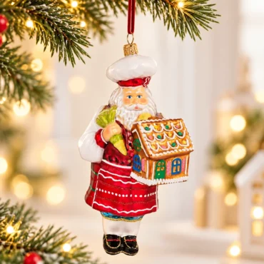 Papai Noel doceiro 19cm