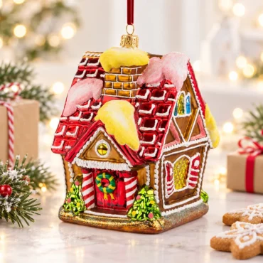 Casa de doce de Natal 14cm