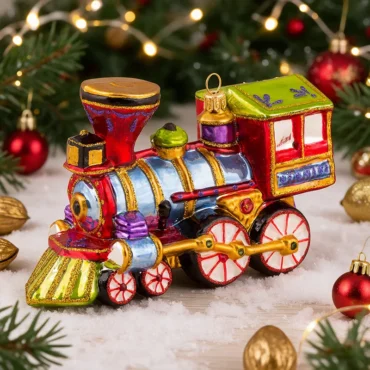 Locomotiva com chaminé grande 15,5cm