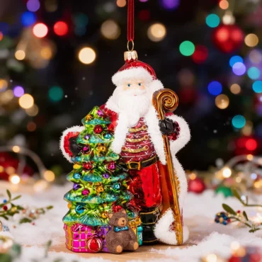 Papai Noel tradicional 18cm