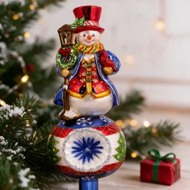 Topo com boneco de neve 31cm